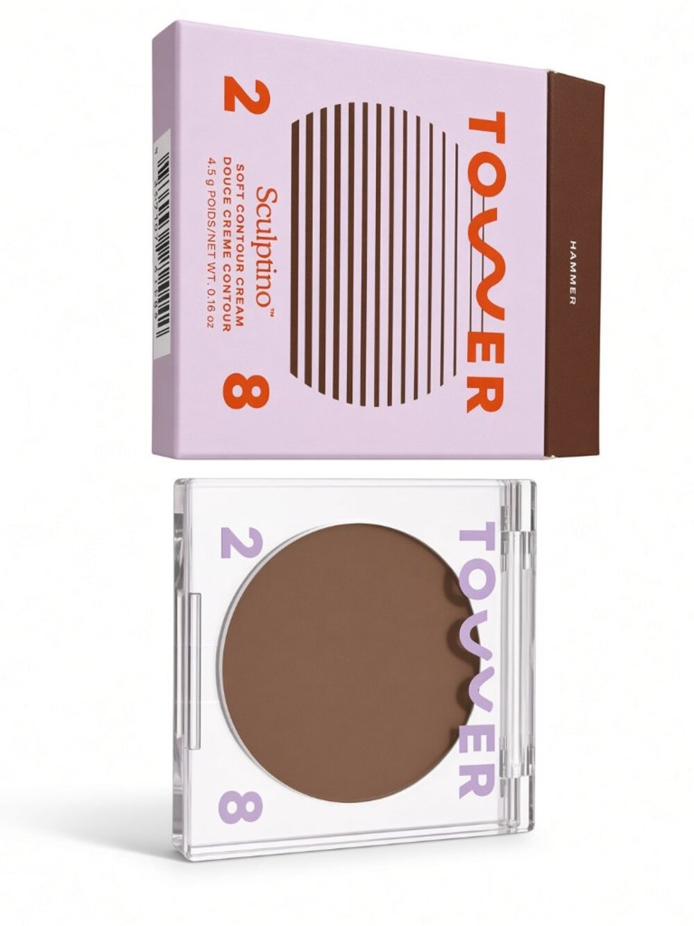 Tower 28 Sculptino Soft Matte Cream Contour Bronzer Hammer Medium Tan New